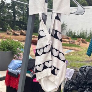 Stylish Black and White Crop Top